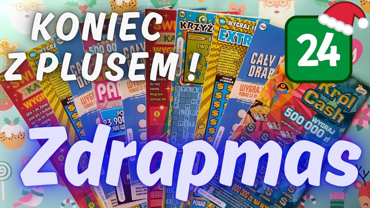 🥳Zdrapki Lotto👉🤶ZDRAPMAS 24🤶TO JUŻ JEST KONIEC☹️ZAKOŃCZENIE NA PLUSIE🥰