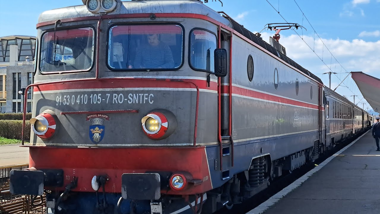 Activitate feroviară în gara Brașov 🚆. Un tren s-a defectat în gară🚉