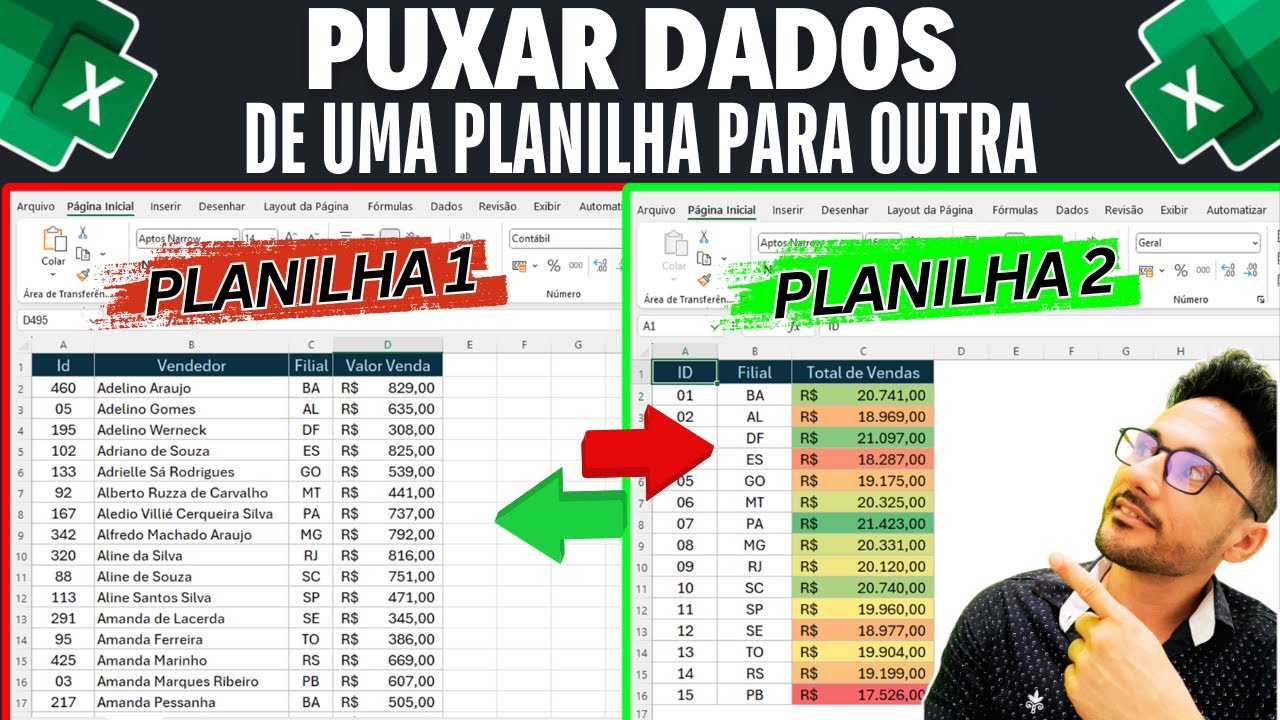 PARE de Perder Tempo! Como Transferir Dados de uma Planilha para Outra no Excel de Forma RÁPIDA