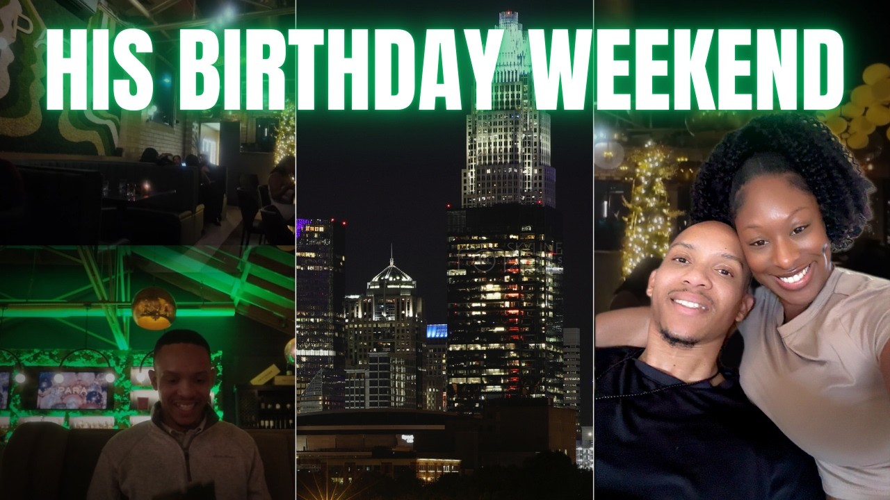 Birthday Weekend Vibes in Charlotte | Golf, Sauna, Date Night, Christmas & Real Estate Life
