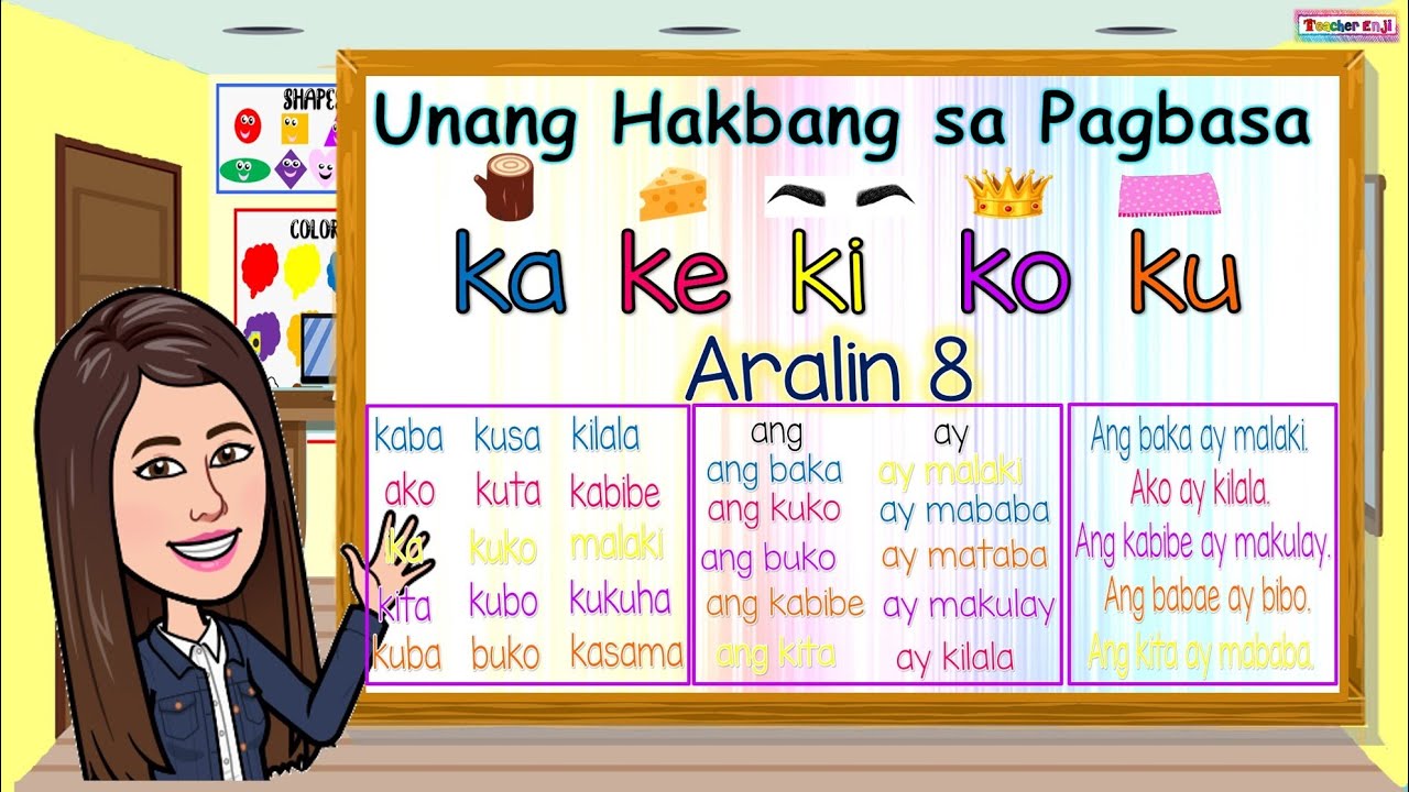 UNANG HAKBANG SA PAGBASA ARALIN 8 | PAGPAPANTIG KA KE KI KO KU