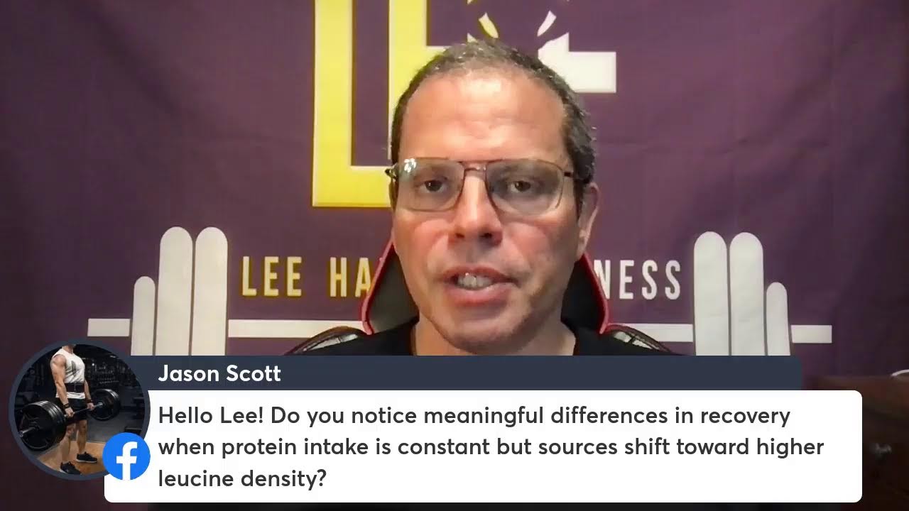 LIVE Q & A - Ask Lee Total Fitness Bodybuilding video chat