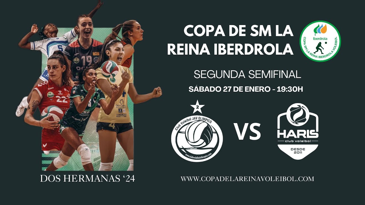 COPA DE LA REINA IBERDROLA 2024 👑🏐 Semifinal 2: HIDRAMAR GRAN CANARIA 🆚 TENERIFE LIBBY'S LA LAGUNA