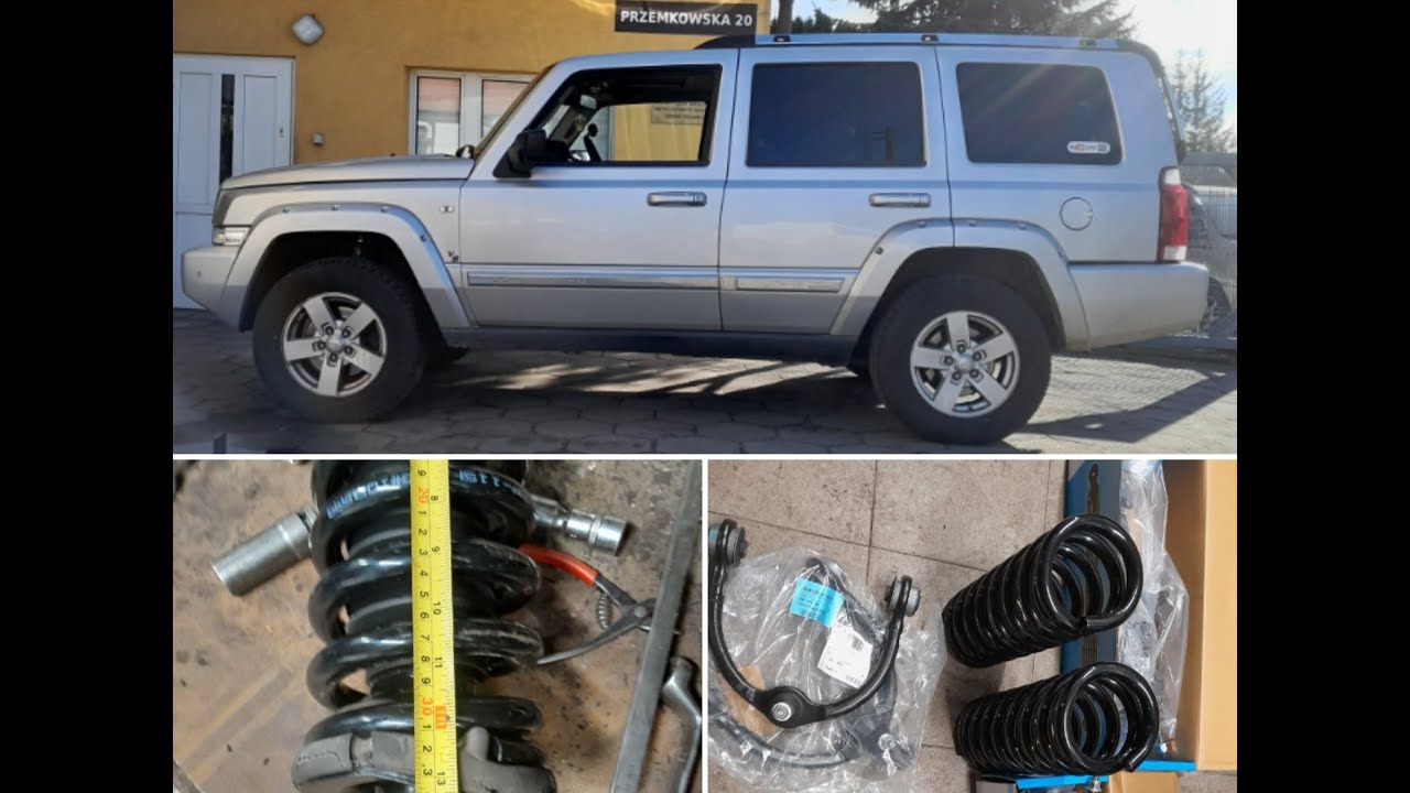 Jeep Commander montaż zawieszenia EFS + 2
