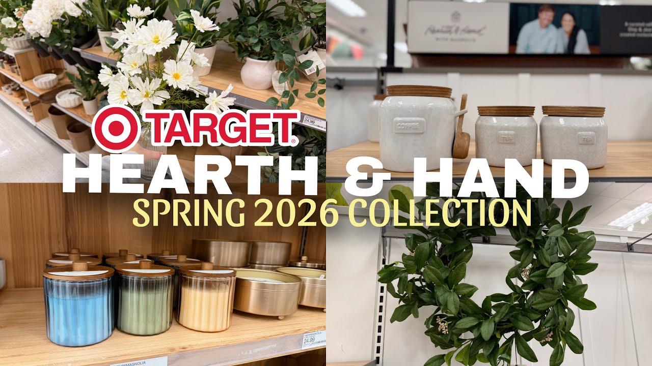TARGET Hearth & Hand Spring 2026 🌸 | New Spring Decor & Styling Ideas