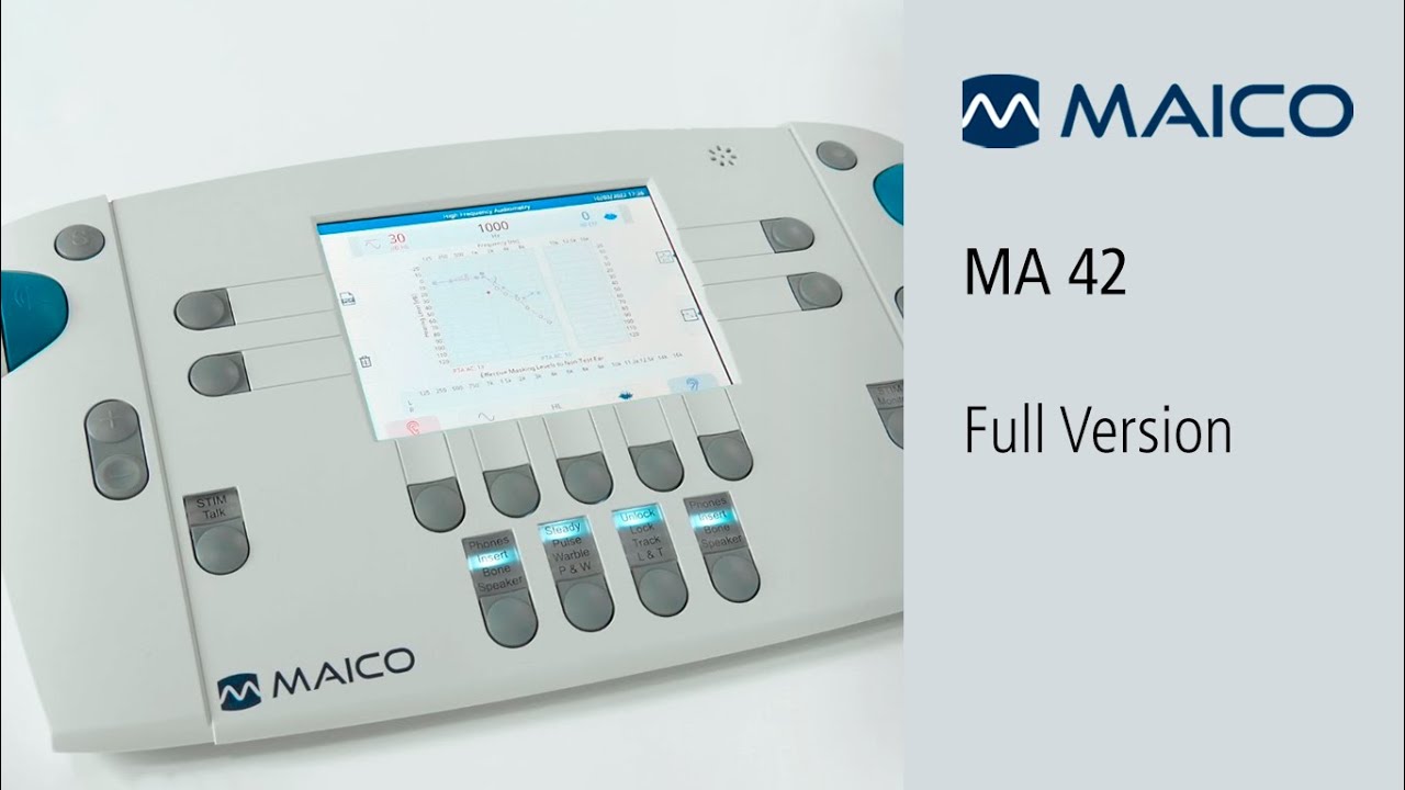 Portable MA 42 Audiometer | MAICO Training | Hearing Screening Diagnostic Tests
