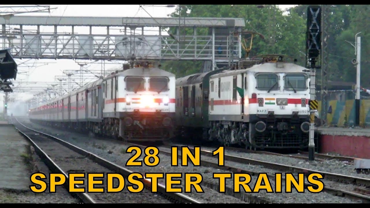 [28 in 1] Terrific Trains Western Railway : Rajdhani + Shatabdi + Duronto + Garib Rath + Many more
