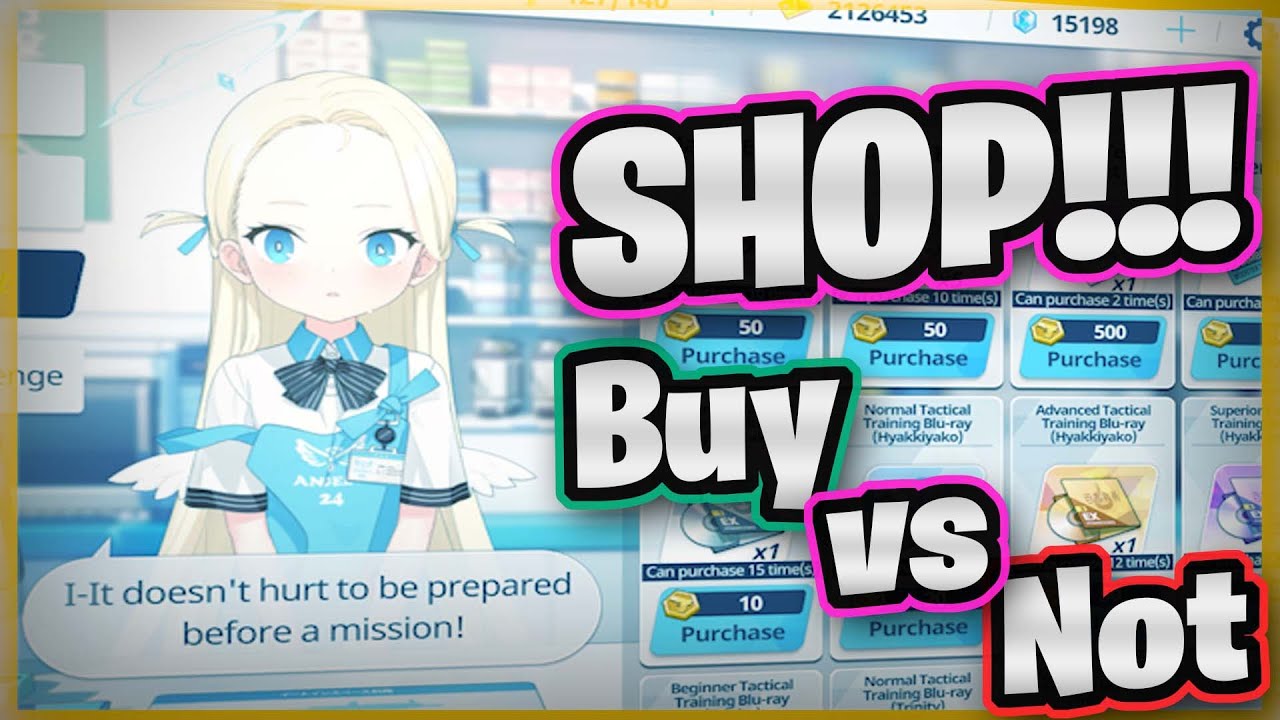 Blue Archive Shop ... BUY this & NOT that | Let's buy some goodies? | #bluearchiveshop