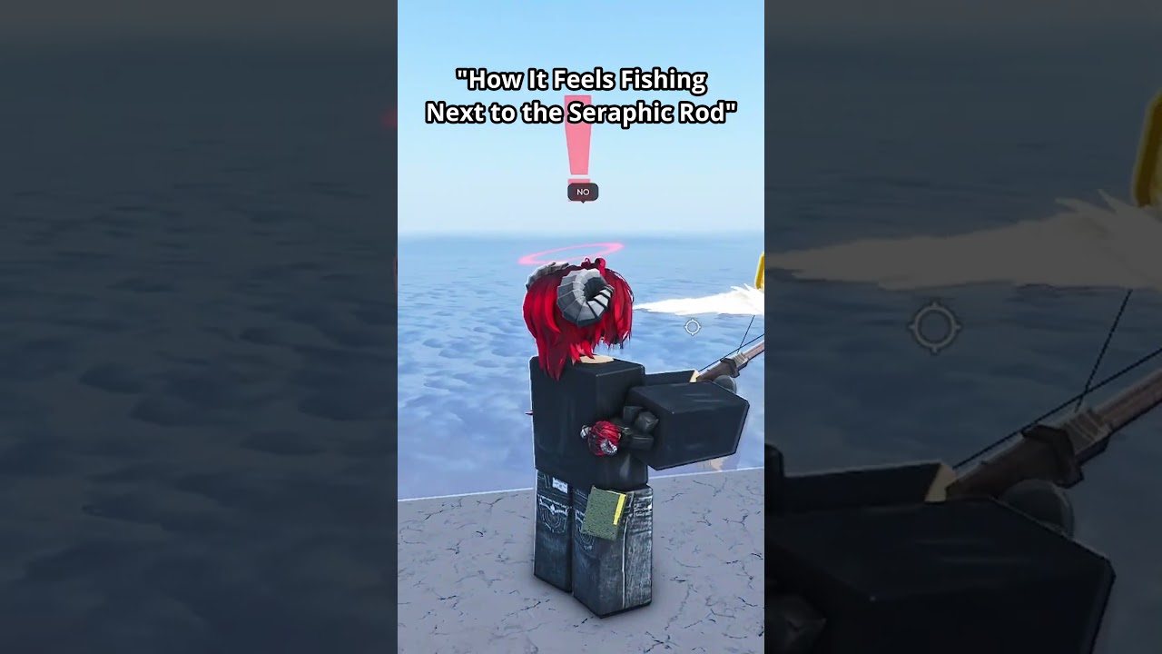 Fishing Next to SERAPHIC ROD BE LIKE. 😭 #roblox #robloxfisch #fisch