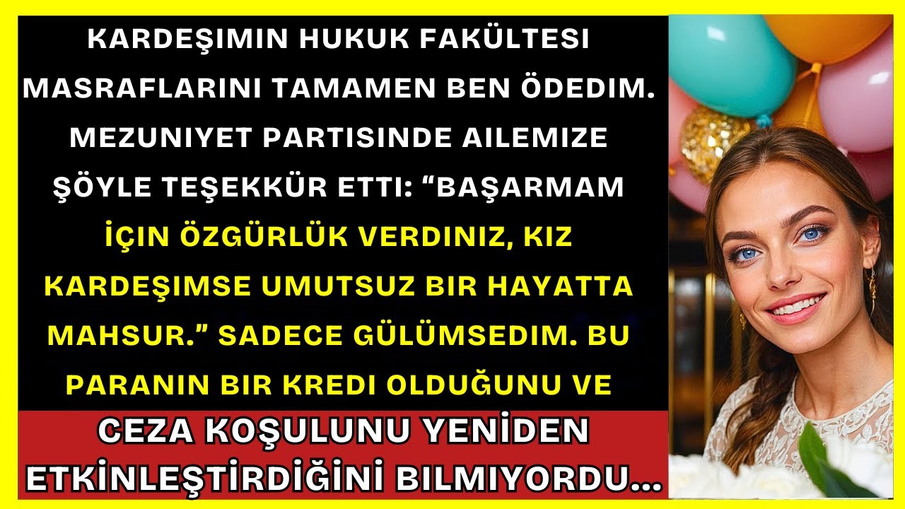 Hukuk Fakültesini Ödedim, Beni Rezil Etti, Ben De 3 Milyon ₺’Lik Maddi Şartı Harekete Geçirdim