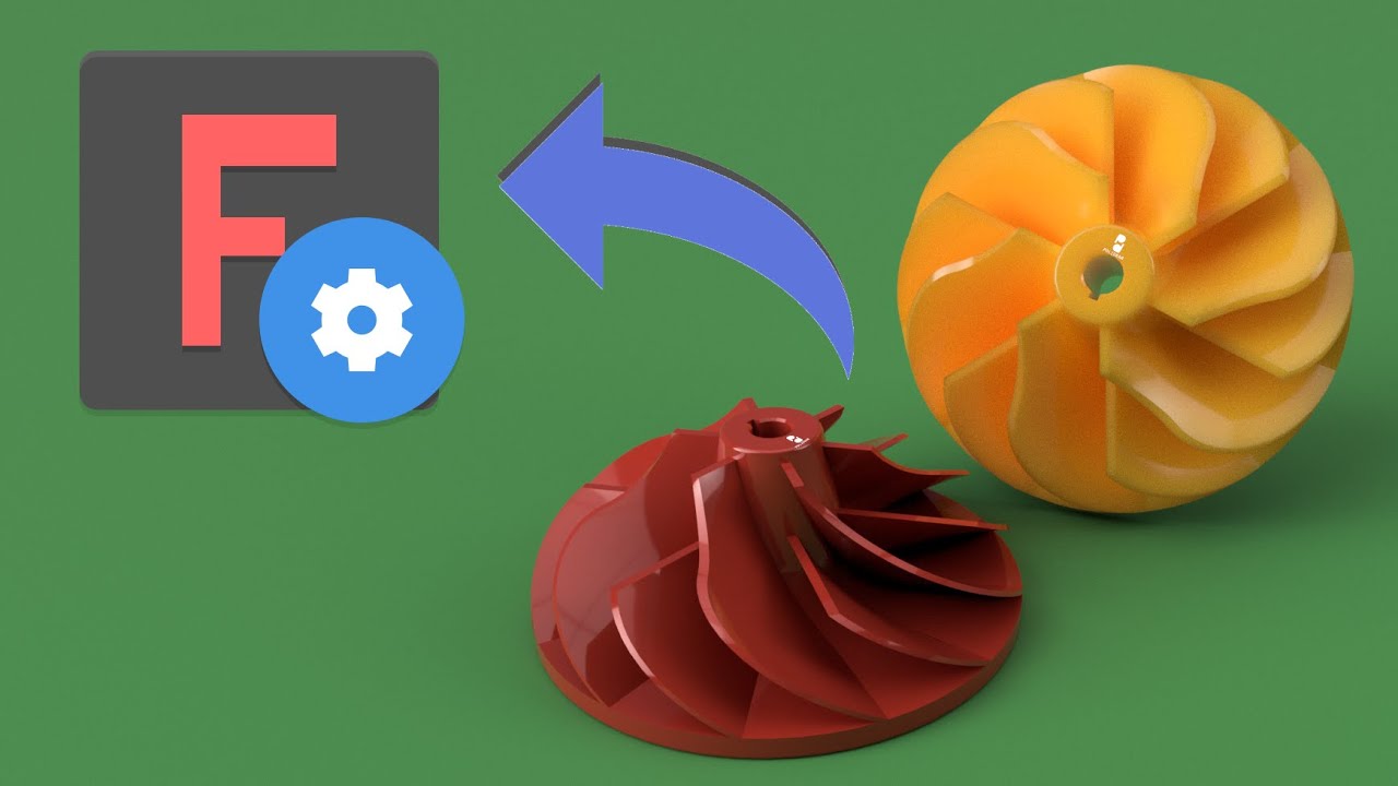 Turbo Impeller - FreeCad