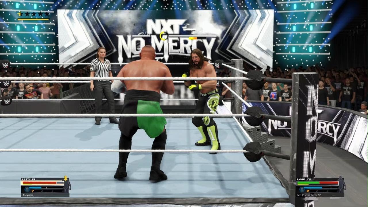 Aj Styles Vs Samoa Joe