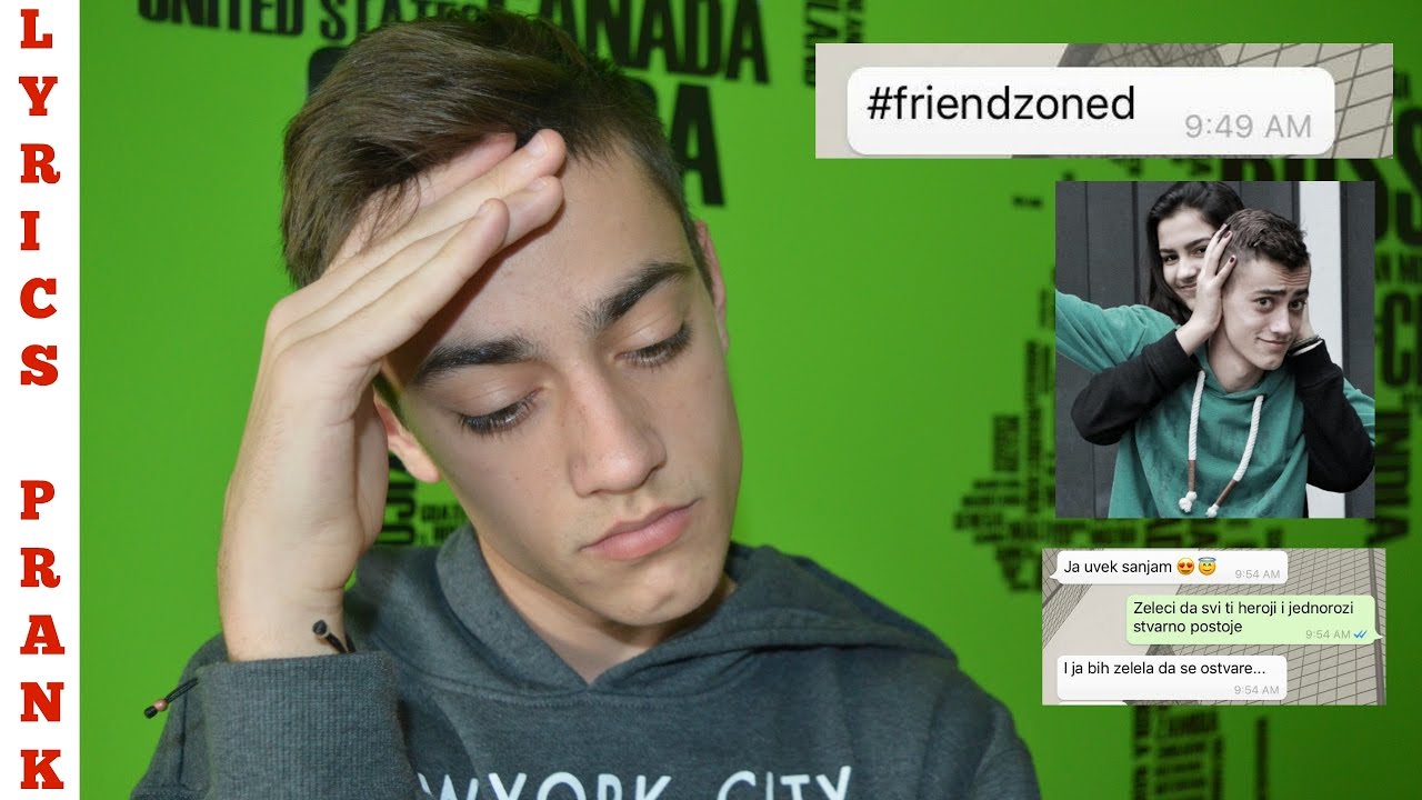 Naterao sam te da mislis da smo vise od prijatelja? LYRICS PRANK w// Mila Antonovic