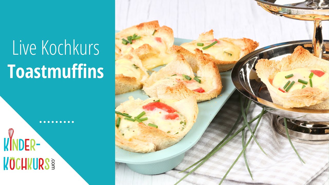 VIDEO Kochkurs für Kinderköche: Toastmuffins