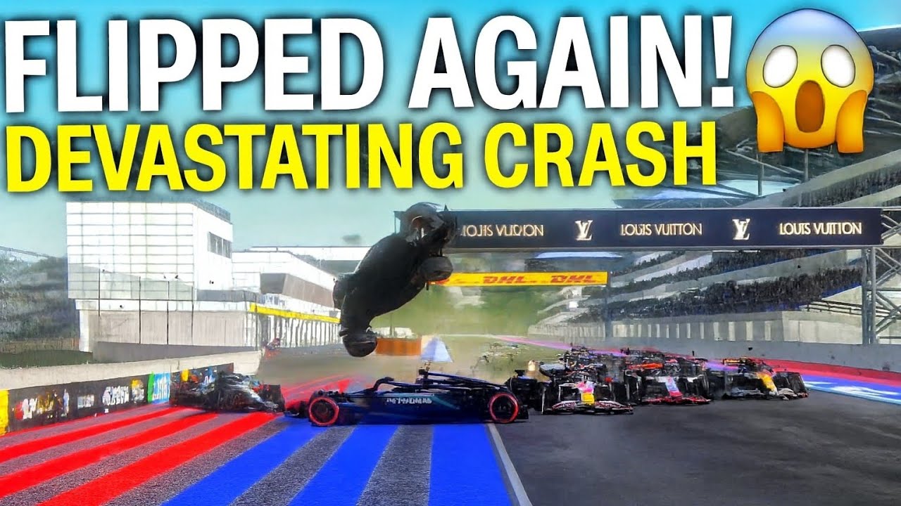 Flipped Again! 😱 Devastating Crash at Illinois GP 🇺🇸 – Monoposto 2025 Career S2 R32