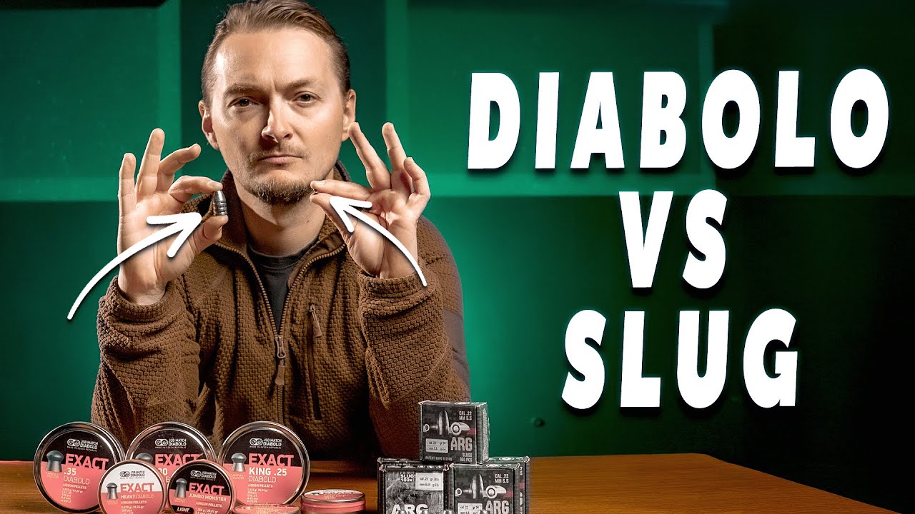 Jaki Śrut Diabolo czy Slug Różnice i Zastosowanie   Duże Kalibry!!