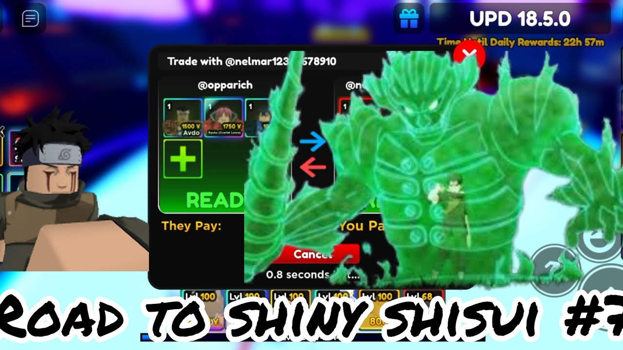 Trading in anime adventure (Road to Shiny Shisui #7)