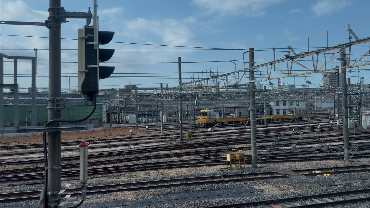 【4K高画質】尾久車両センターの様子（2026.2.16.9:28）