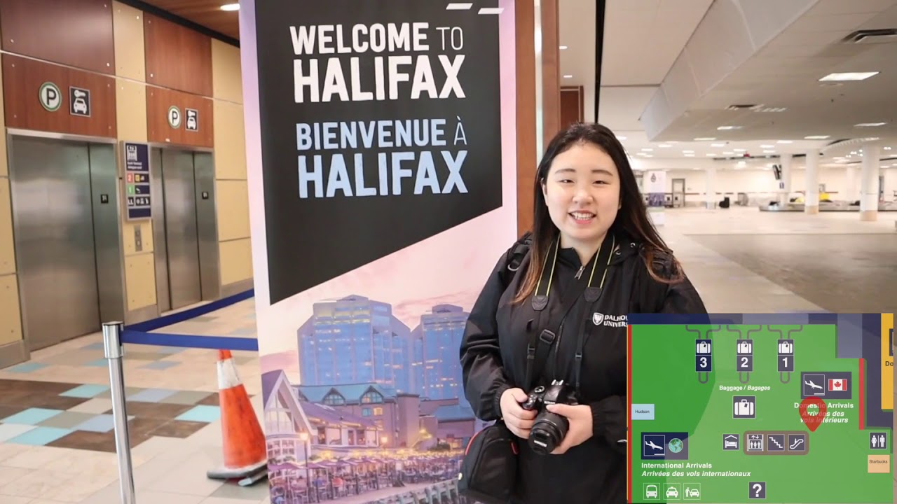 Arriving at the Halifax Stanfield International Airport