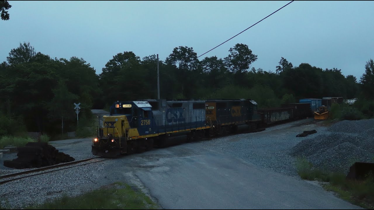 Endangered Liveries | MEC 505 Leads L054 West, and CSXT 2756 Leads L054 East (7/13/2025)