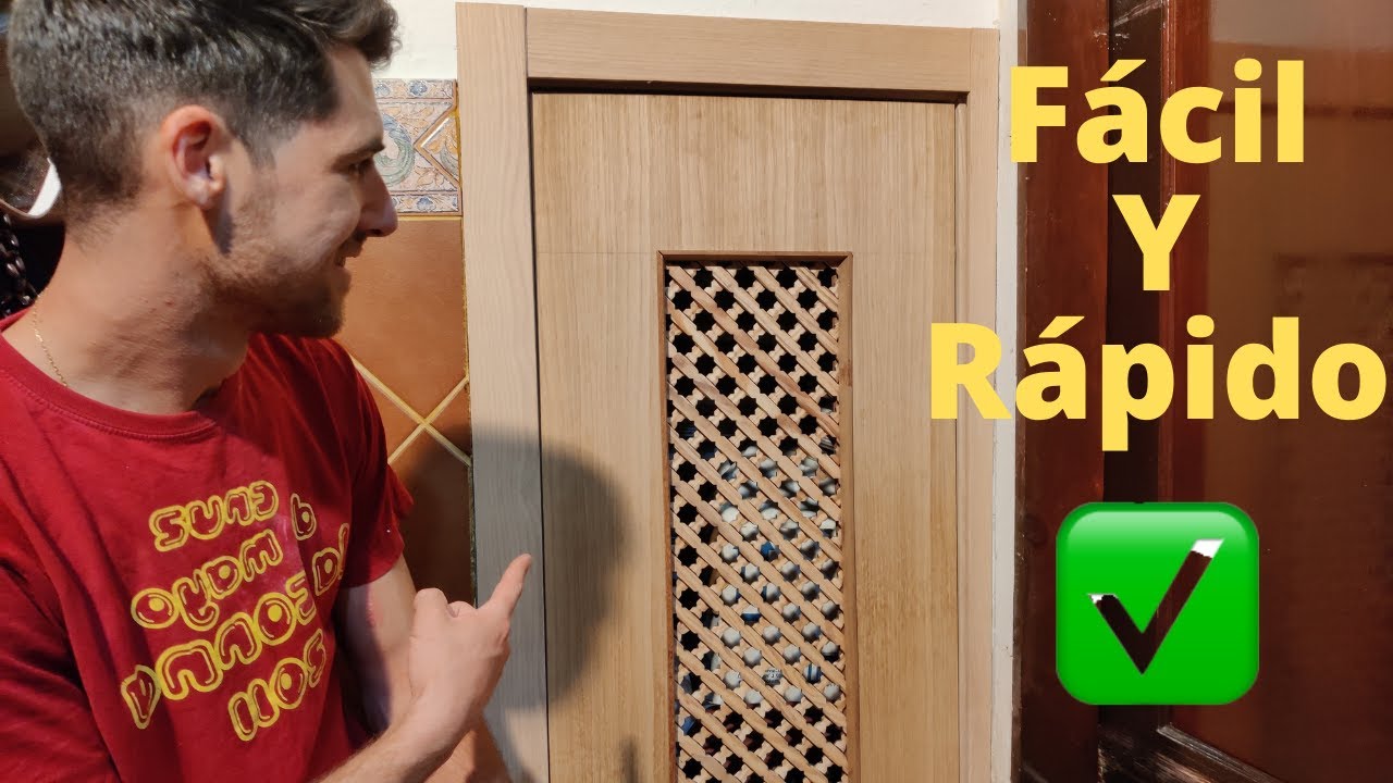 ✅C&oacute;mo HACER MARCOS Y TAPETAS DE PUERTA en interior f&aacute;cil y r&aacute;pido en 7 minutos