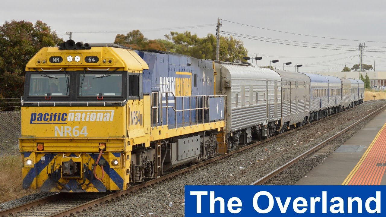The Overland; Melbourne - Adelaide Passenger Train Compilation