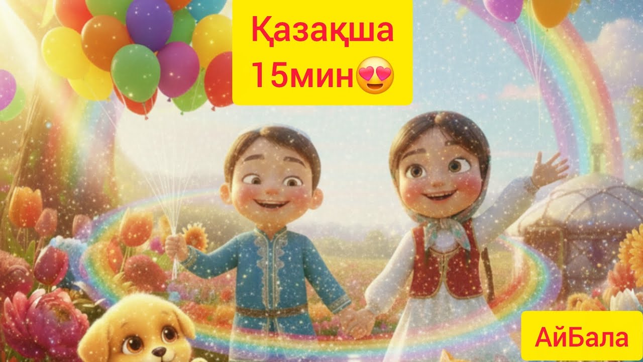 Қазақша 15минуттық ән-жинақ😍|Балаларға арналған көңілді ән|Щазақша мултьфилм|Мултьфилм|Мултик