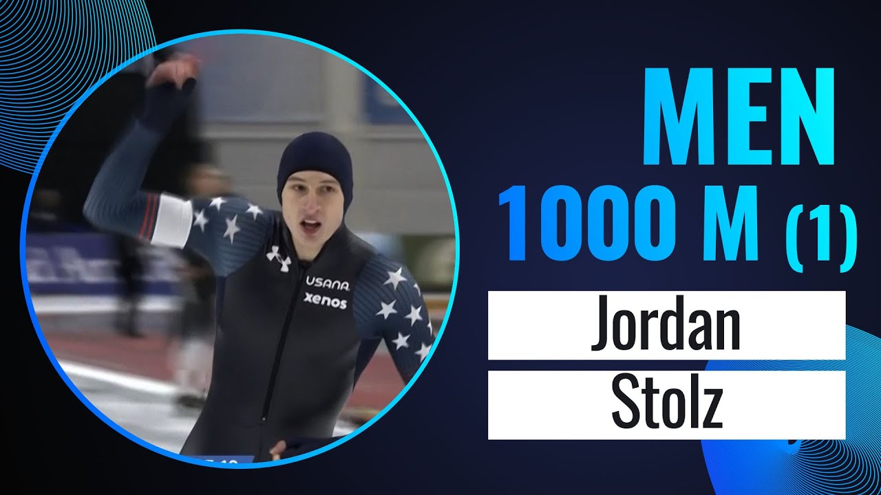 Jordan STOLZ (USA) | Winner | 1000m (1) Men | Salt Lake City 2024 | #SpeedSkating