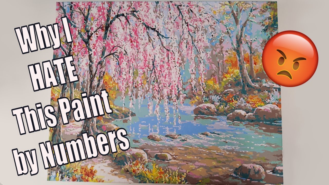 Why I HATE this Paint by Numbers - Tips & Tricks for Painting by  Numbers