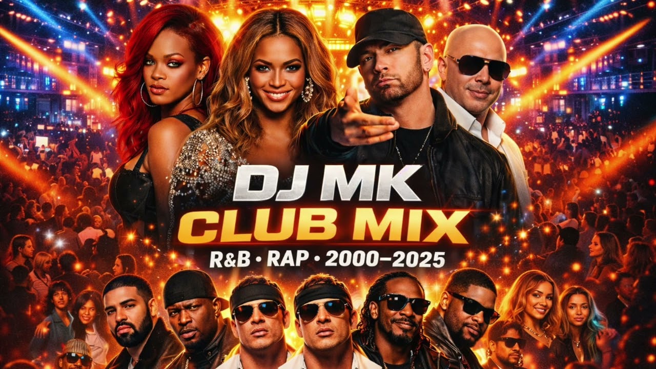 DJ MK – R&B & Rap Club Mix | 2000-2025 Hits ( Live Dj set )