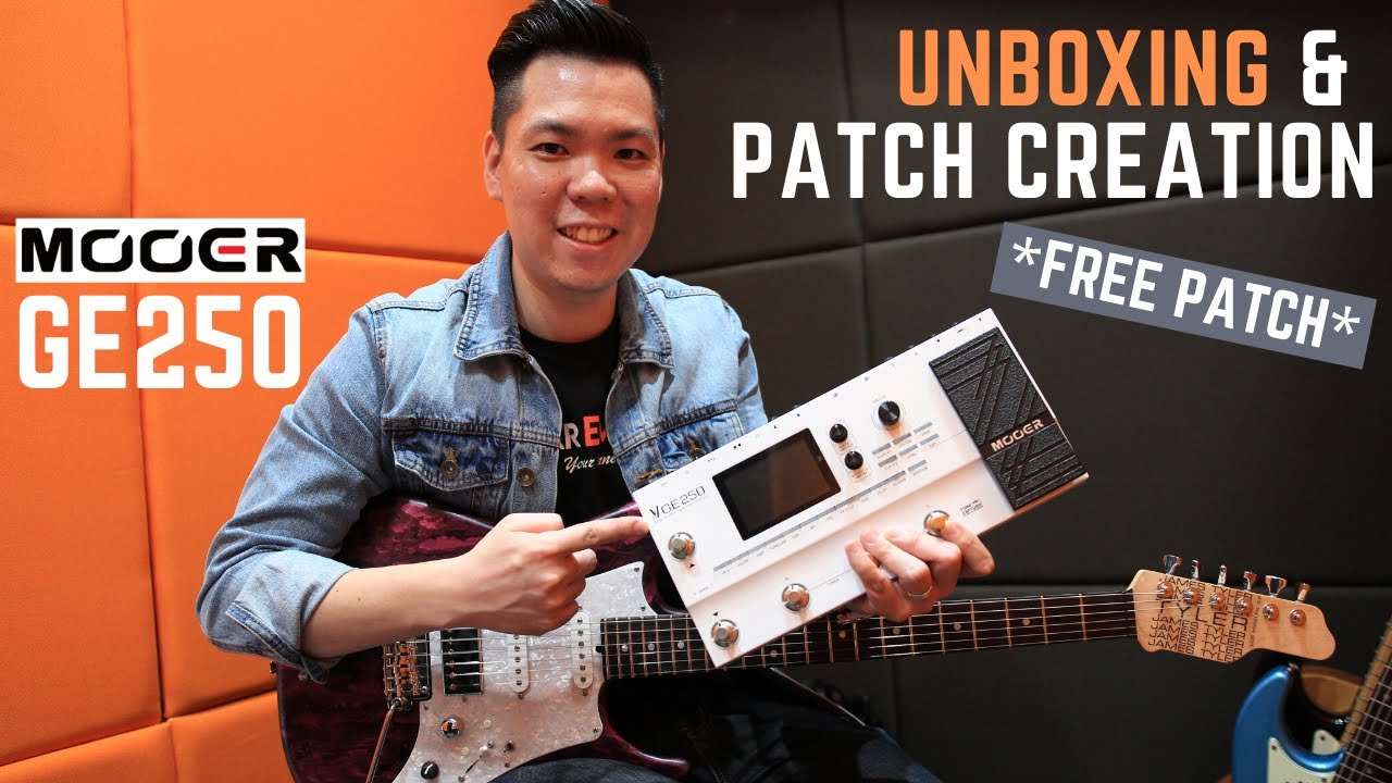 MOOER GE250 (Unboxing & Patch Creation) - FREE DOWNLOAD