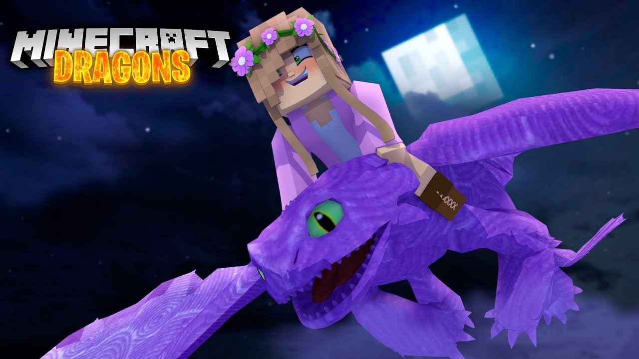 BABY NIGHT FURY FIRST MISSION | Minecraft DRAGONS w/ Little Kelly