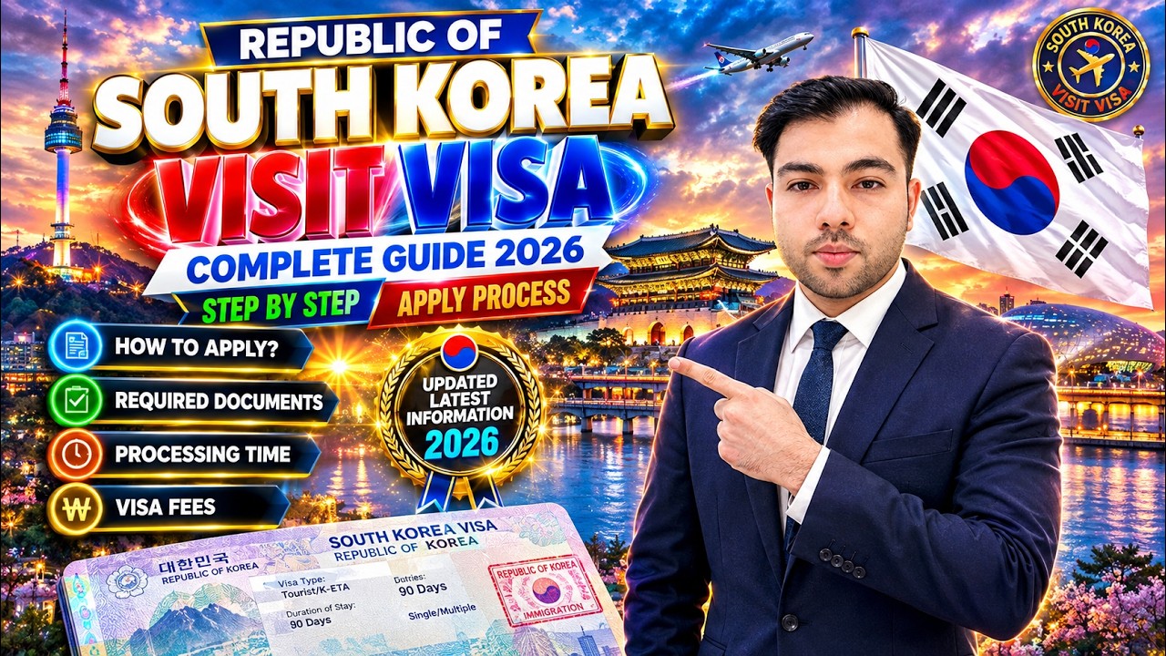 How to Apply South Korea Visit Visa 2026 | Tourist Visa Requirements, Fees & Online Process