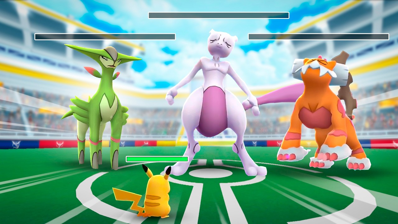 Pokemon GO Raids, но я использую 1 покемона...