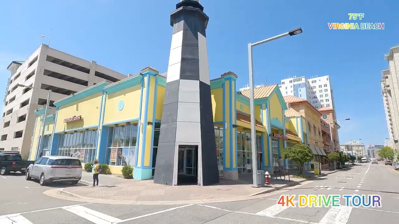 VIRGINIA BEACH | ATLANTIC AVE/PACIFIC AVE | 4K DRIVING TOUR