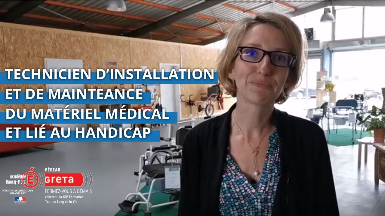 Formation : Technicien d'installation et de maintenance du matériel médical et lié au handicap