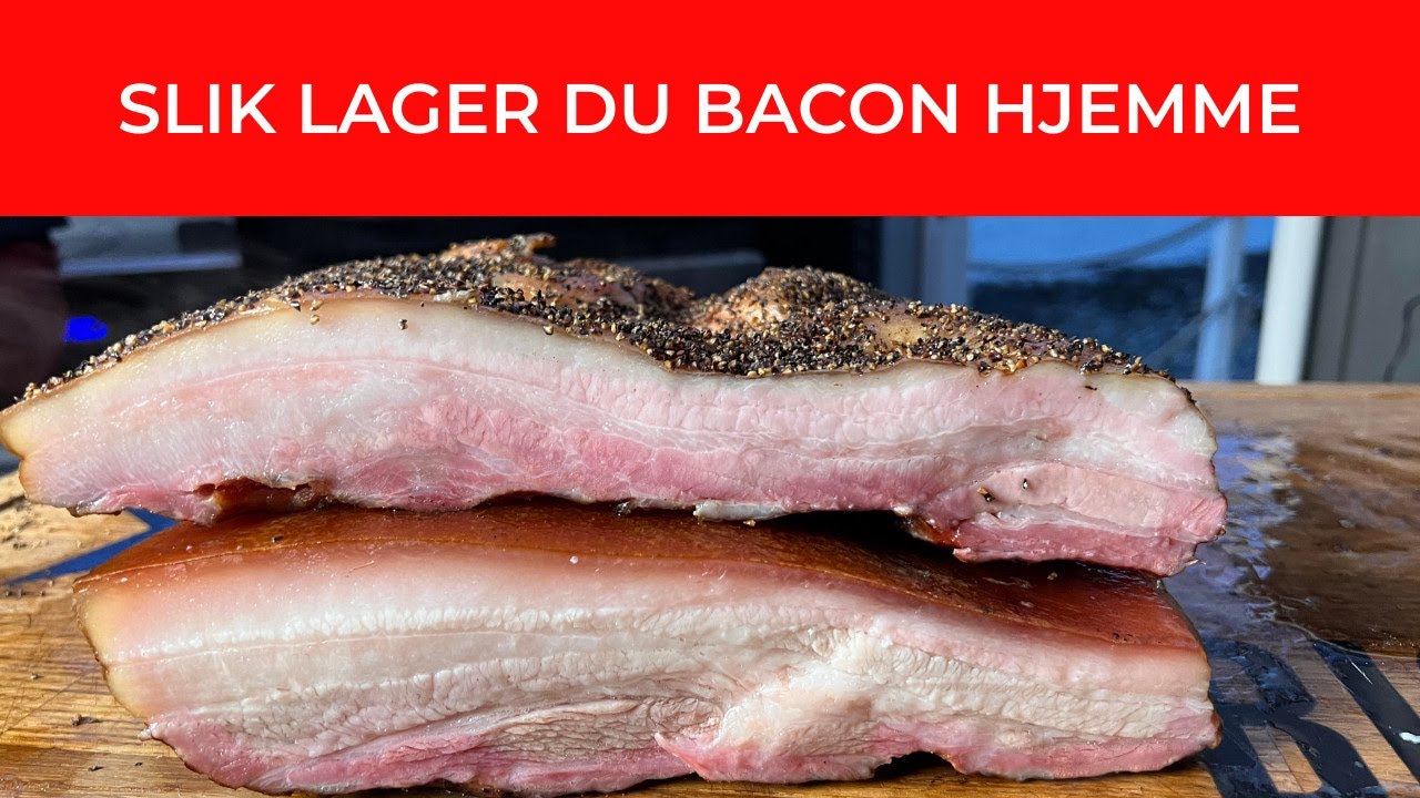 Slik lager du smoked bacon hjemme, helt nydelig!