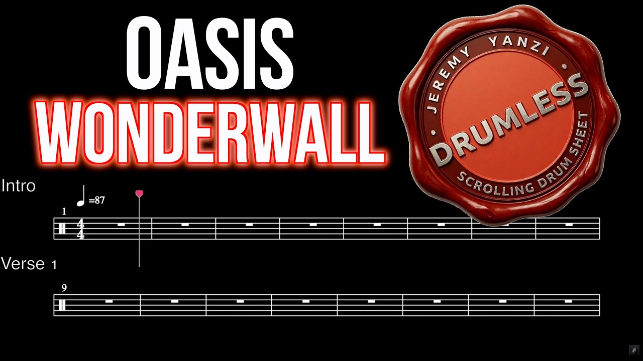 Oasis - Wonderwall | Drumless