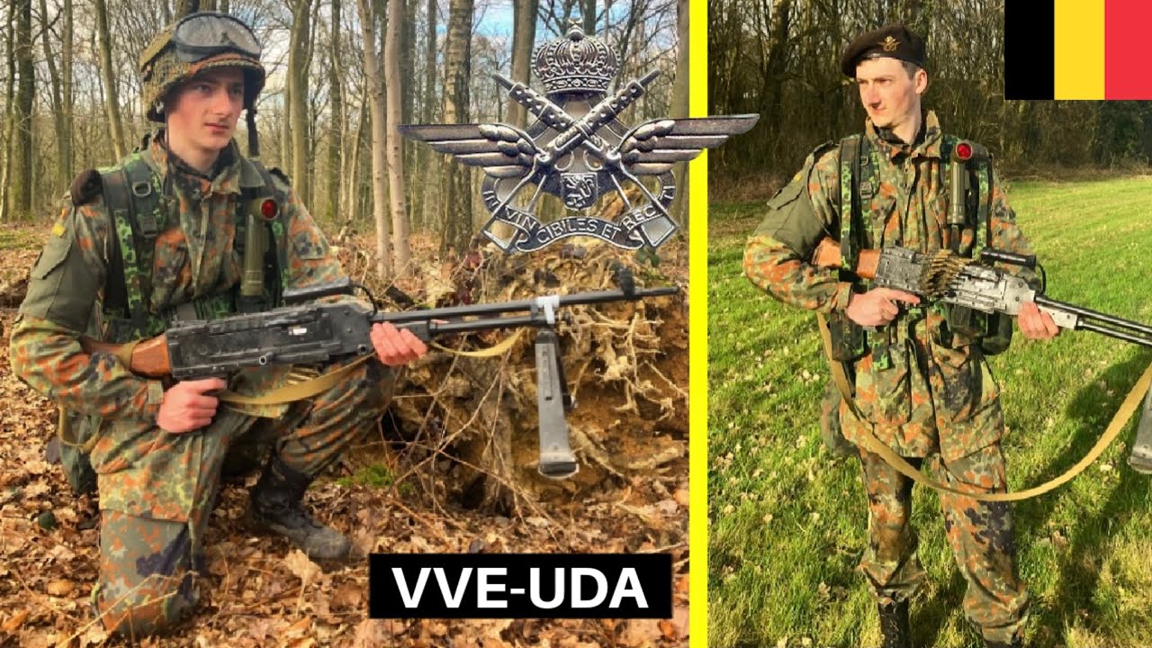 Pr&eacute;sentation d'uniforme militaire belge air commando VVE-UDA (1988-1995)