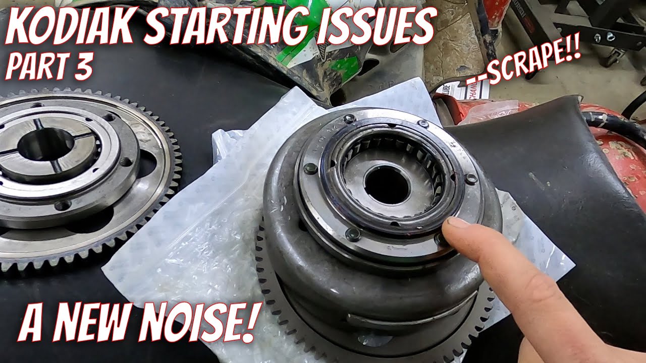 The Kodiak still won't start right.  Incompatible parts?  Starter?  Frustration level 10!