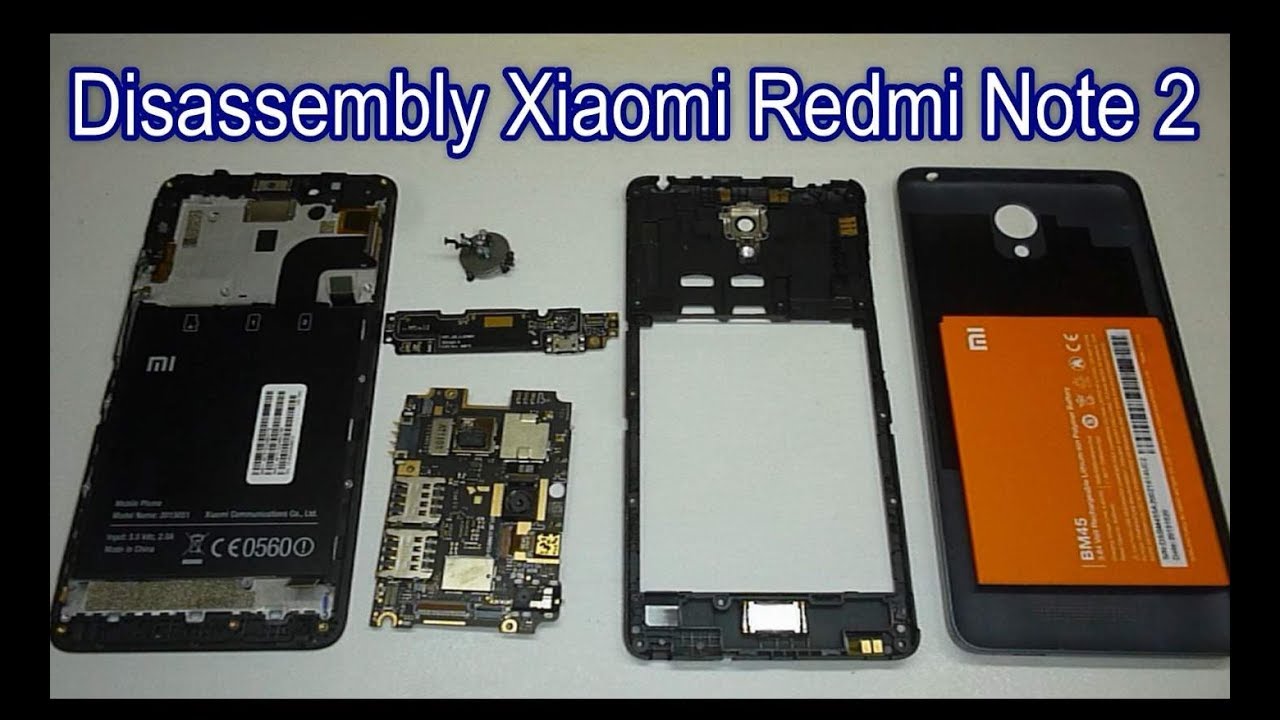 Demontaż Xiaomi Redmi Uwaga 2 2015051