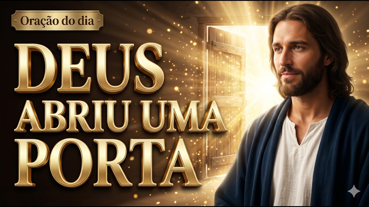 PORTAS ABERTAS! 🙏 Reze isso hoje para DESTRAVAR seus caminhos e sua vida financeira! - 23/2, segunda