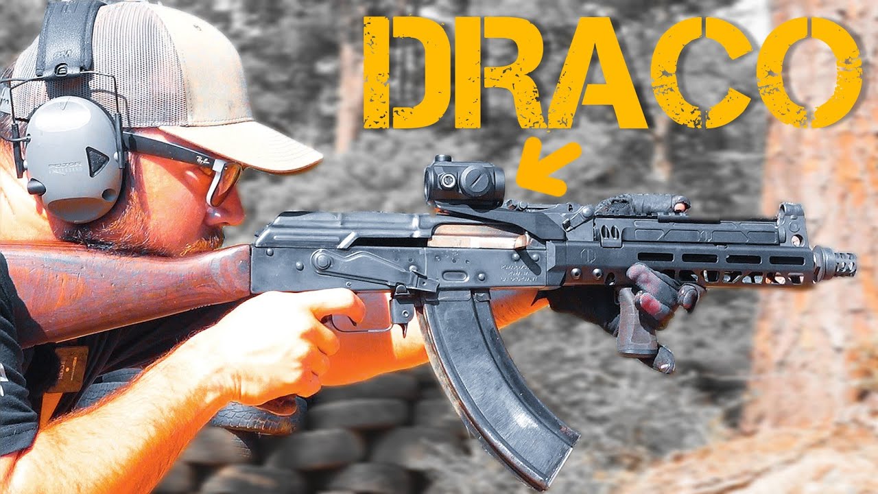 Современный вертолет: Draco с планкой MMS AK и креплением для оптики T2.
