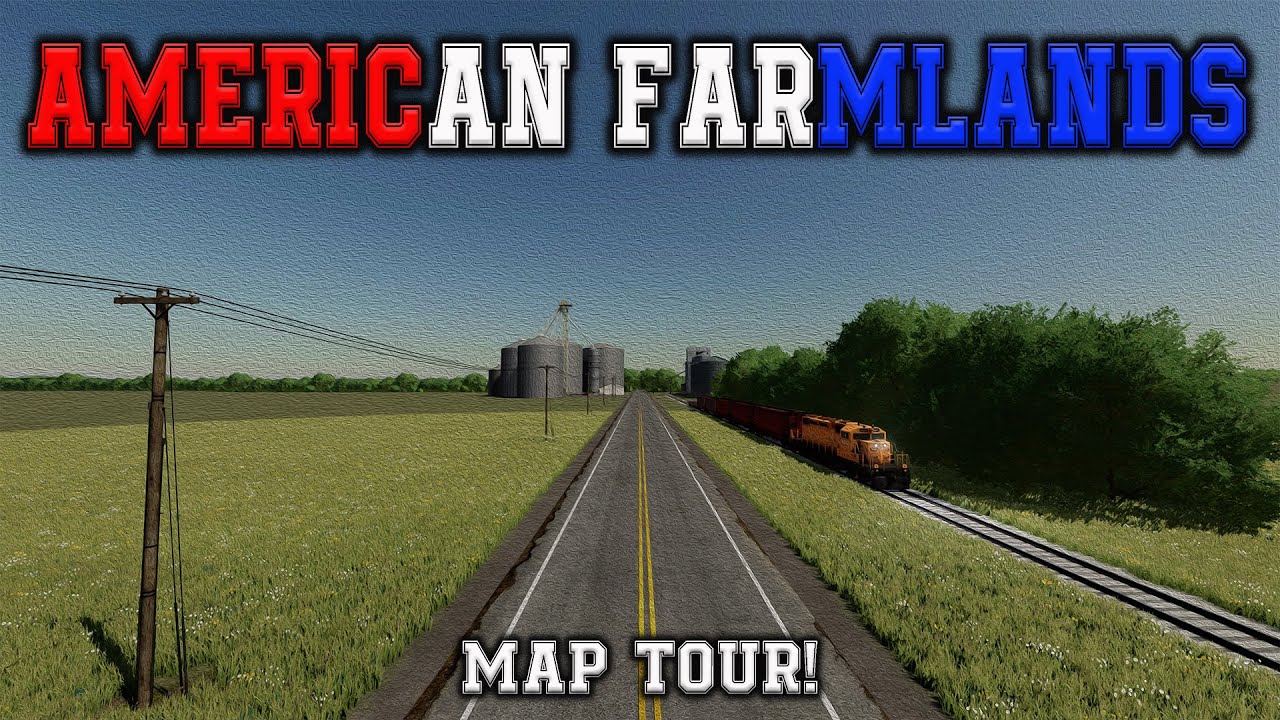 &ldquo;AMERICAN FARMLANDS&rdquo; FS22 MAP TOUR! | NEW MOD MAP! | Farming Simulator 22 (Review) PS5.