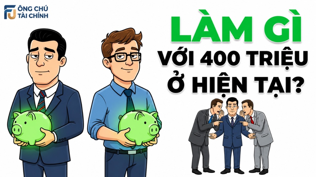 Cầm 400 Triệu: Mua Nh&agrave; Cho Thu&ecirc; hay Mua Chứng Chỉ Quỹ? (B&agrave;i To&aacute;n Sau 20 Năm)