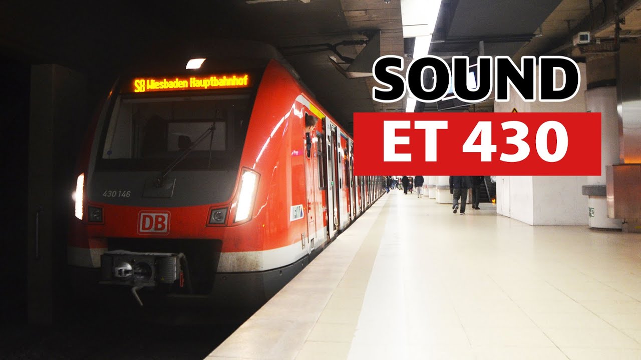 [Sound] ET 430 «Bombardier MITRAC IGBT-inverter» S-Bahn Rhein-Main