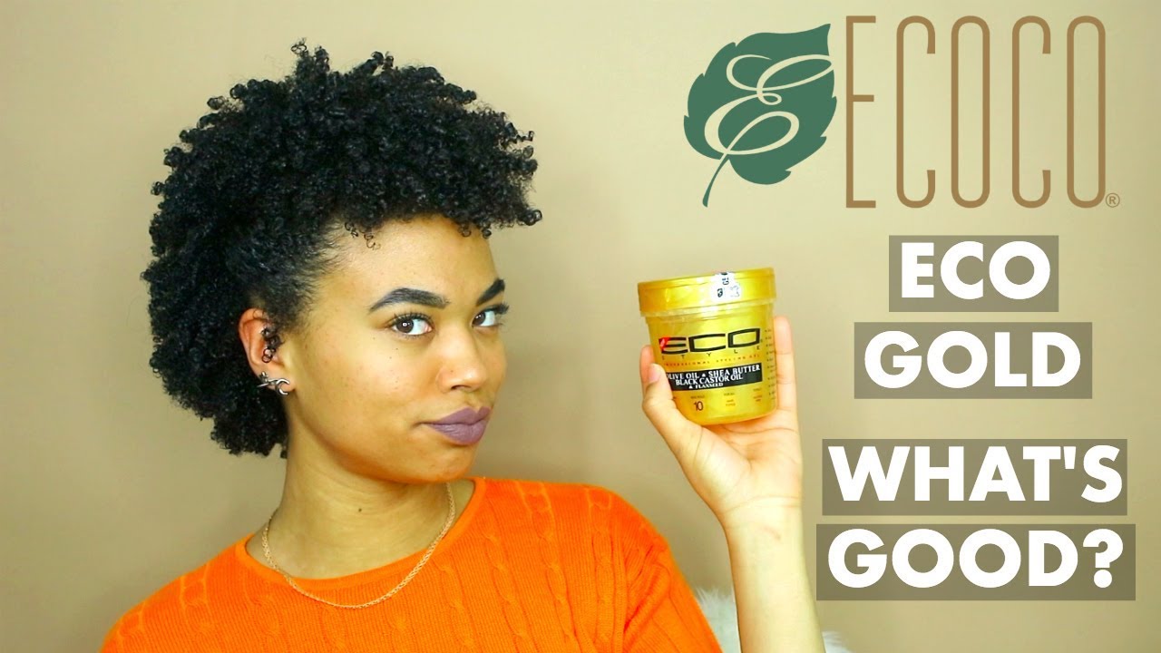 ECO STYLER GOLD GEL REVIEW | TYPE 4 HAIR | olive chels