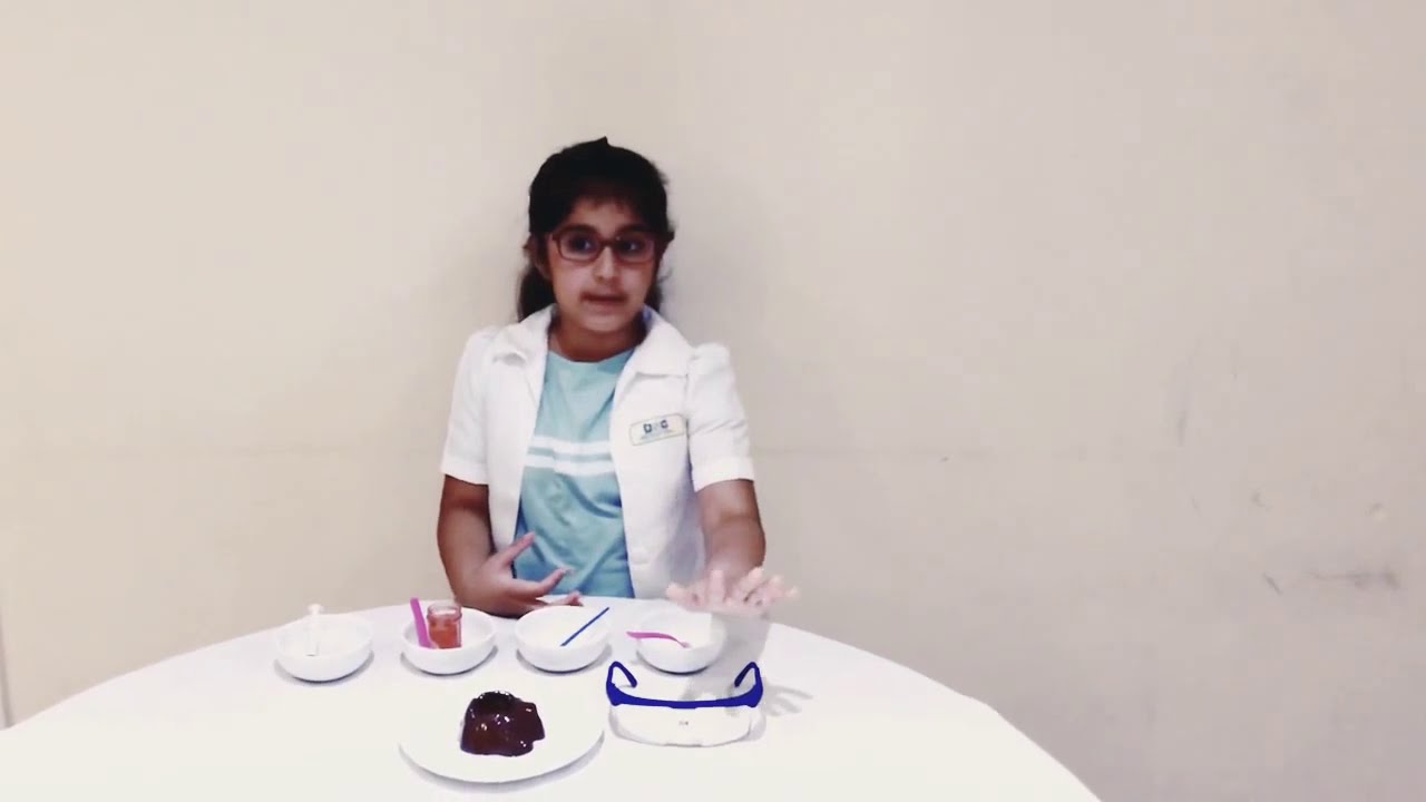 Volcano Science experiment for kids , little scientist, vinegar and baking soda cool home experiment