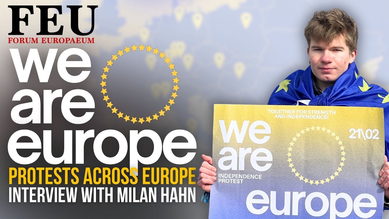 We Are Europe – Protests Across Europe: Interview with Milan Hahn