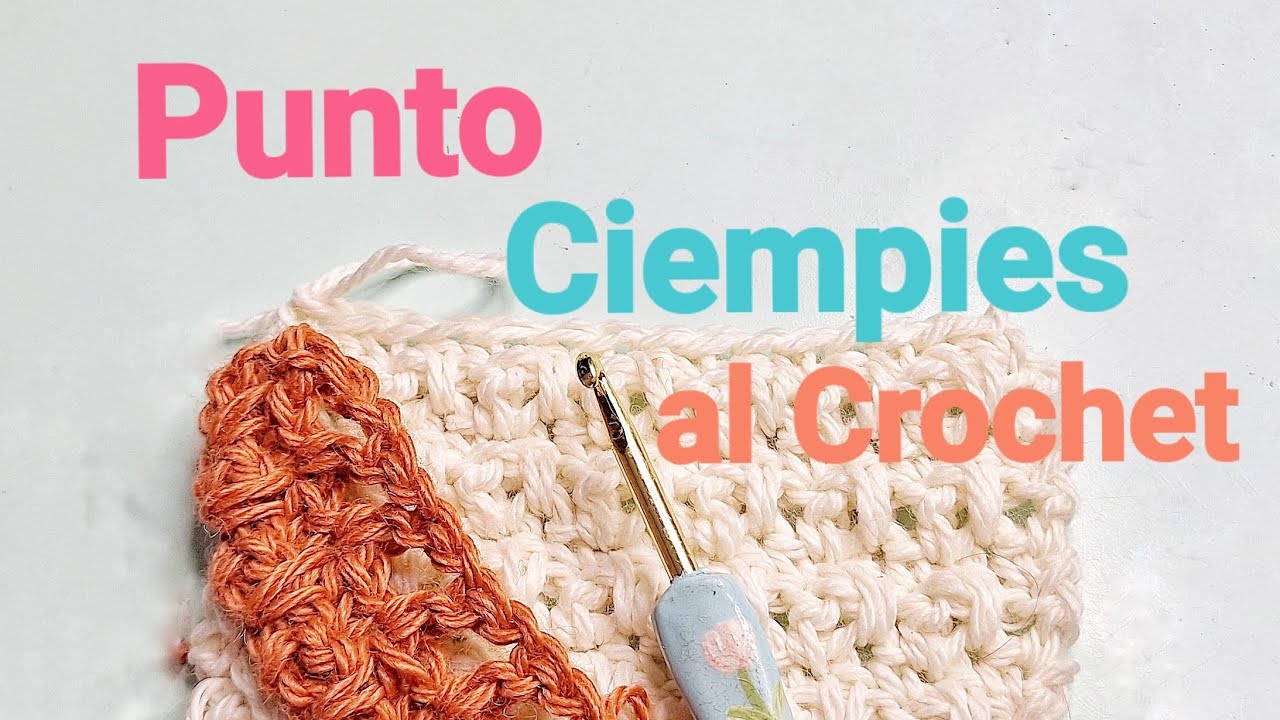 Punto Ciempiés al Crochet para Principiantes